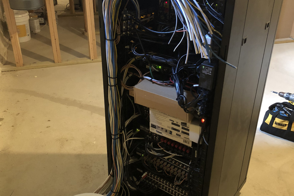 Home theater install